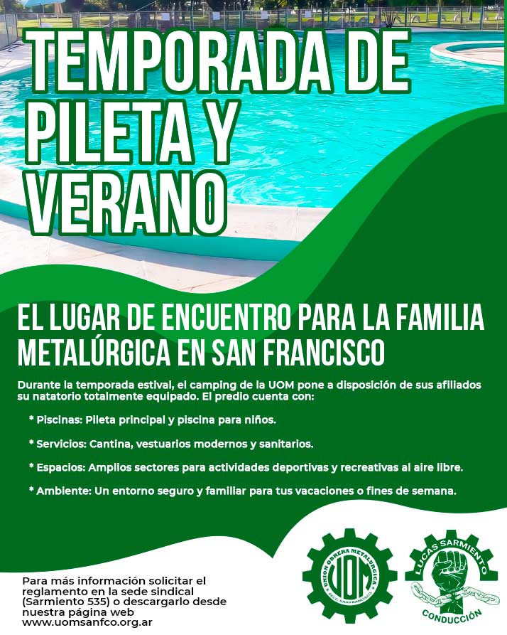 Temporada de Pileta y Verano
