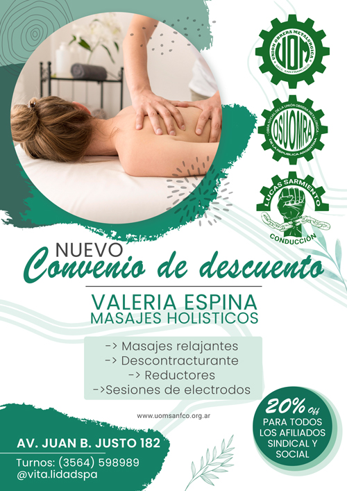 VALERIA ESPINA - MASAJES HOLÍSTICOS