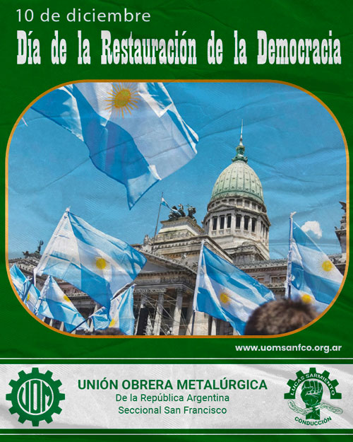 🇦🇷 10 de Diciembre – Día de la Restauración de la Democracia