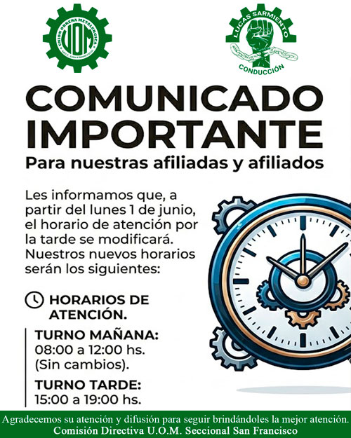 📢 COMUNICADO IMPORTANTE