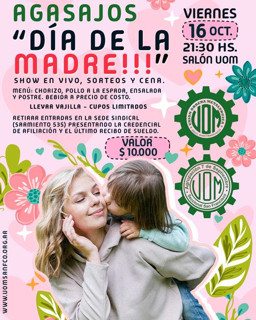 ¡Festejos por el Día de la Madre! 🌸